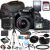 Canon Rebel T100 / EOS 4000D DSLR Camera w/EF-S 18-55mm F/3.5-5.6 Zoom Lens + 64GB Memory, Case, Tripod, Flash, and More (31pc Bundle) (Renewed)